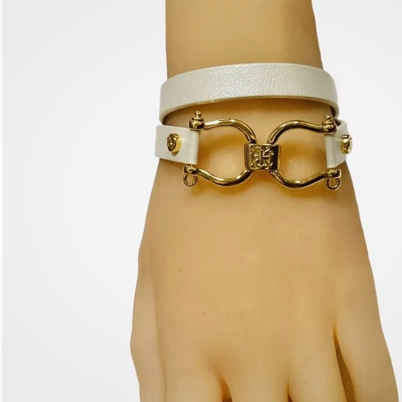 Rustic Cuff Black Leather Double Wrap Bracelet Choker Necklace Silver Hardware - Picture 11 of 11